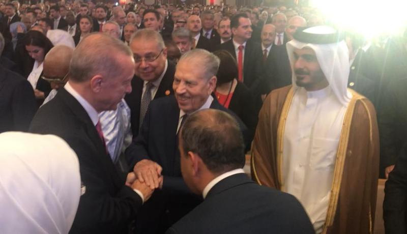 بالصور ڨوجيل يشارك في في مراسم تنصيب أردوغان رئيساً لتركيا