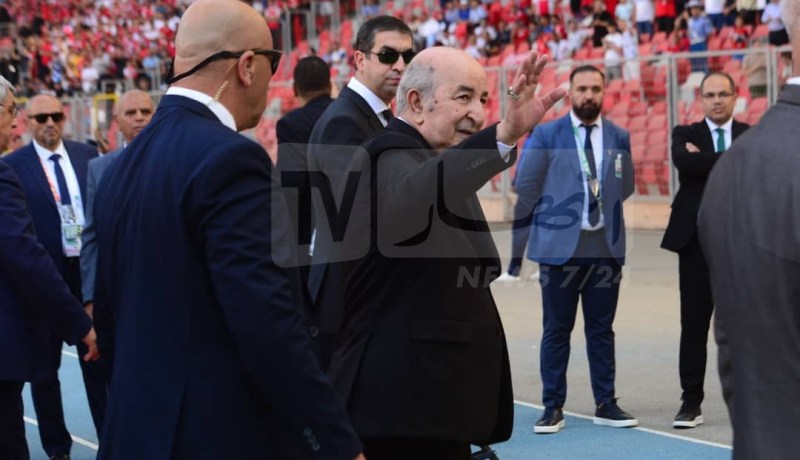 بالصور.. الرئيس تبون حاضر في ملعب ميلود هدفي بوهران
