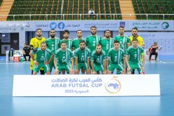 بالصور.. المنتخب الوطني للفوتسال يفوز ضد ليبيا في كأس العرب