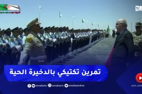 رئيس الجمهورية يشرف على تنفيذ تمرين تكتيكي بالذخيرة الحية فجر 2023