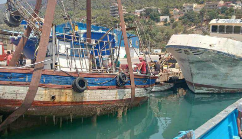 إنقاذ سفينة صيد من الغرق بميناء تنس في الشلف