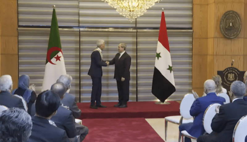 سوريا تشيد بجهود الجزائر في لم الشمل العربي