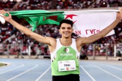 تريكي يحصد فضية الوثب الثلاثي في تجمع إسبانيا