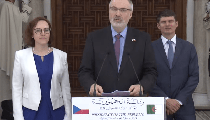 سفير التشيك: الجزائر شريك مهم وواعد ونسعى إلى تطوير علاقات البلدين