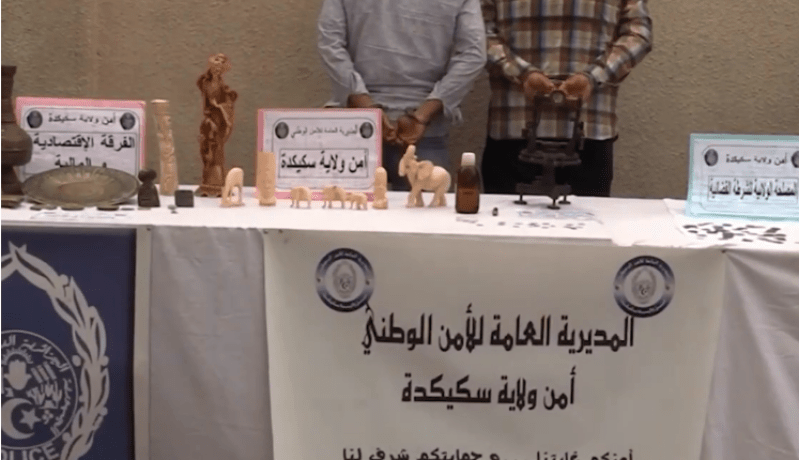 توقيف شخصين واسترجاع 269 قطعة أثرية بسكيكدة