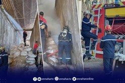 حريق يندلع داخل مخازن الحبوب في وادي غير ببجاية