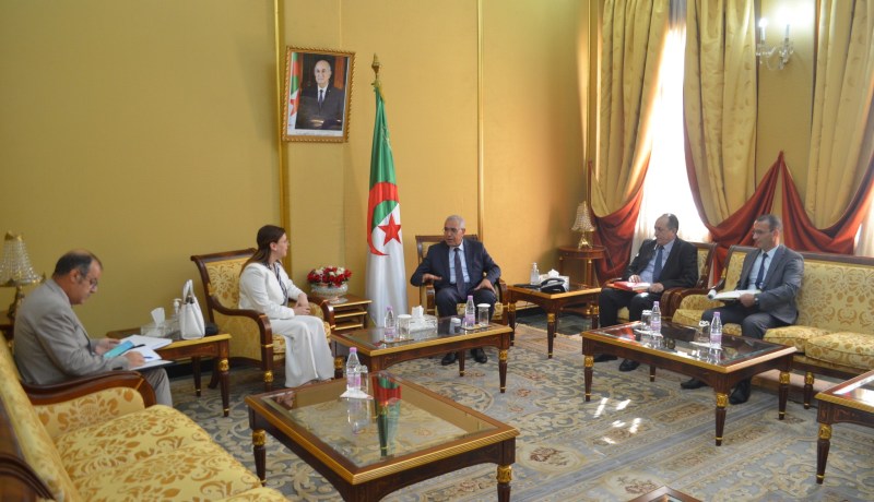  وزير العدل يستقبل رئيسة السلطة العليا للشفافية والوقاية من الفساد ومكافحته