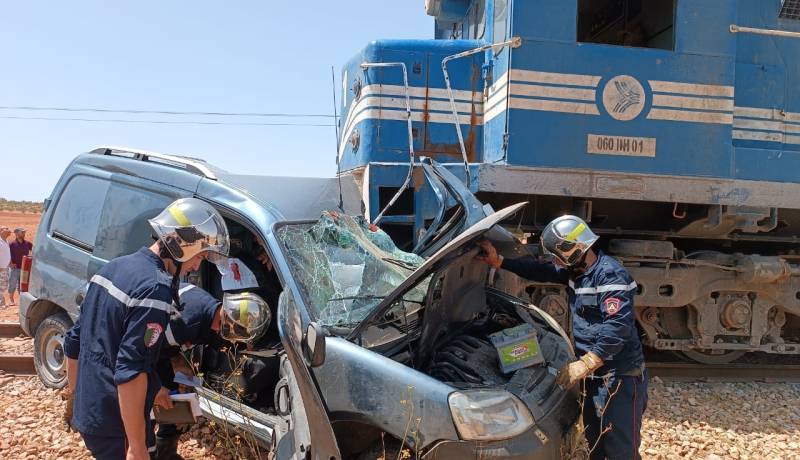 سيدي بلعباس: وفاة شخصين بعد دهس قطار لسيارة