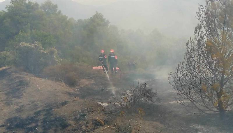 إخماد حرائق فلاحية شمال غرب سطيف