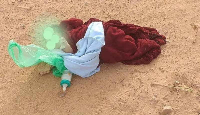 أدرار: العثور على رضيعة مرمية بالشارع تحت درجات حرارة قياسية بتمنطيط