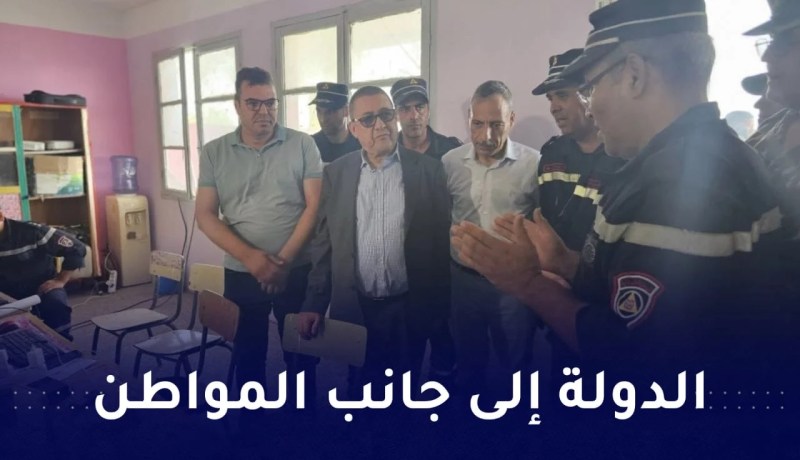 وزير الداخلية يزور المناطق المتضررة من الحرائق ويترحم على الضحايا