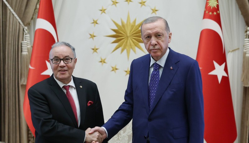 أردوغان يتسلم أوراق اعتماد سفير الجزائر الجديد لدى تركيا