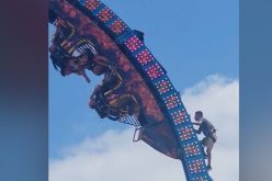 بالفيديو.. لحظات رعب عاشها ركاب اللعبة الأفعوانية بعد توقفها