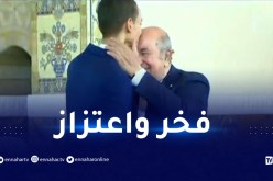 بقبلة على الرأس.. رئيس الجمهورية يكرم المتفوق الأول وطنيا محمد الأمين بن قداش