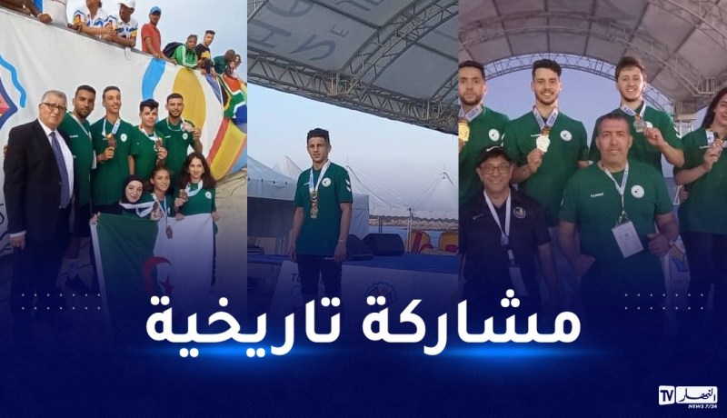 الجزائر تنهي الألعاب الإفريقية الشاطئية في الصدارة