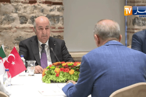 الرئيس تبون ونظيره التركي يترأسان محادثات موسعة بين البلدين بقصر السلاطين في إسطنبول