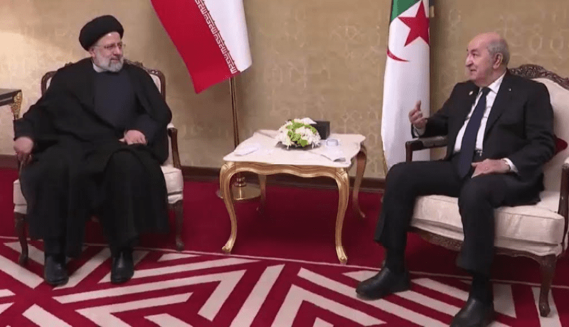 الرئيس تبون لنظيره الإيراني.. “الجزائر ترحب بالحركية الايجابية التي تشهدها العلاقات العربية-الإيرانية”