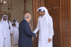 أمير قطر يقيم مأدبة غداء ويودع الرئيس تبون
