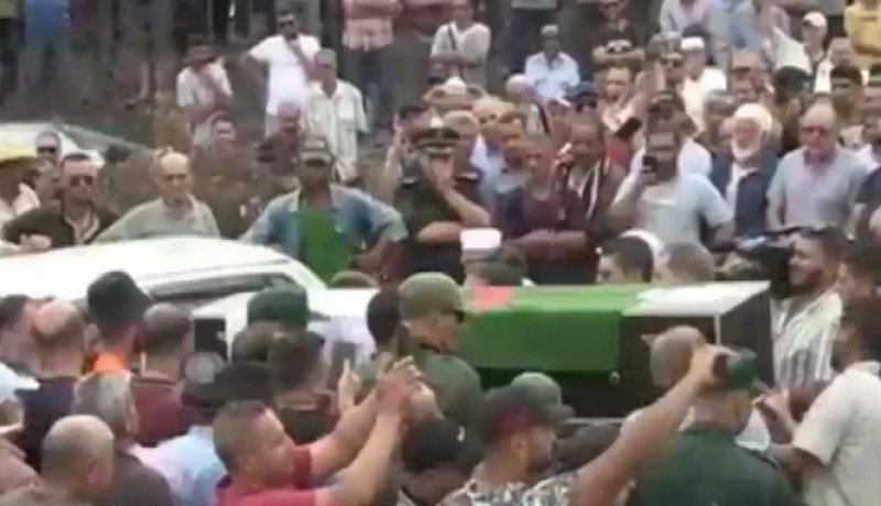 تشييع جثامين ضحايا حرائق بجاية إلى مثواهم الأخير