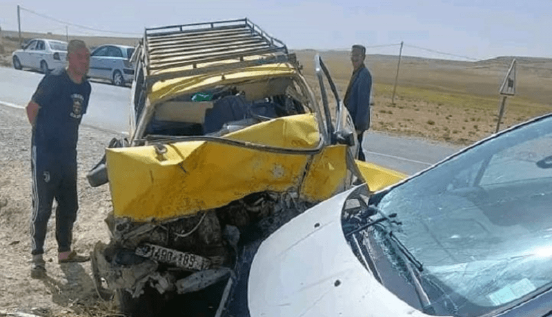 وفاة شخص وإصابة 8 آخرين إثر حادث مرور في تبسة