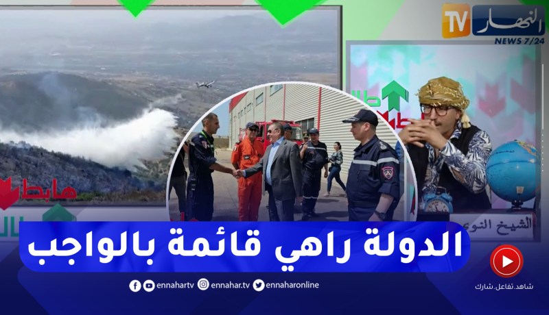 النوي يرد بقوة على كل من يقف وراء مواقع التواصل و ينتقد الدولة الجزائرية بسبب حرائق الغابات