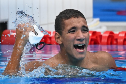 بالفيديو.. التونسي أيوب الحفناوي يتوج بذهبية البطولة العالمية للسباحة