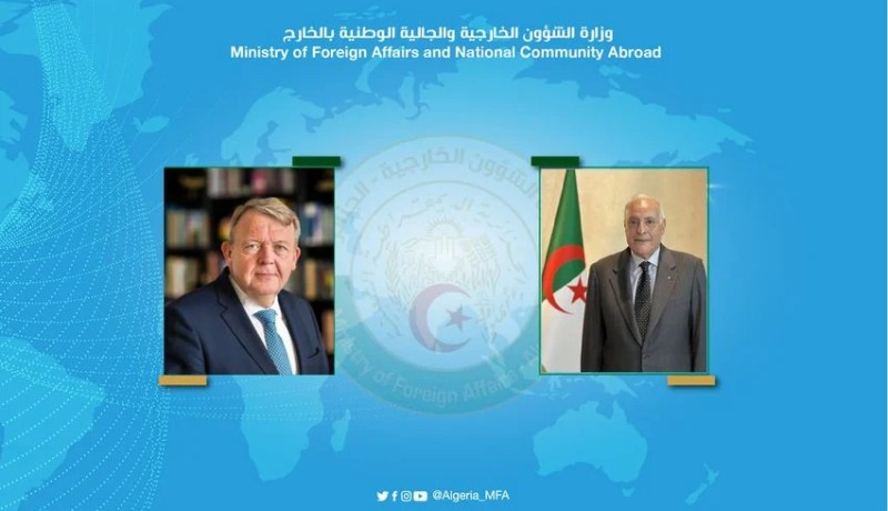 وزير خارجية الدنمارك يتحادث مع عطاف ويعتذر عن حرق المصحف الشريف