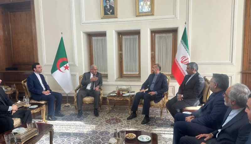 بوغالي يستقبل من قبل وزير الخارجية الإيراني
