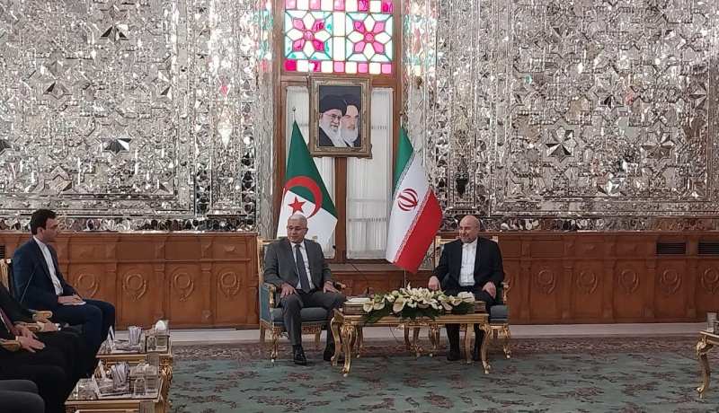 تطرقا لمواضيع هامة.. بوغالي يتحادث مع رئيس مجلس الشورى الإيراني