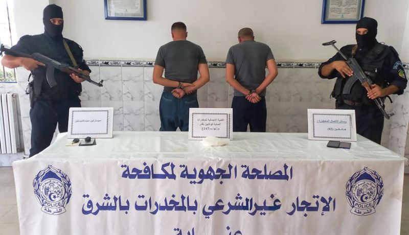 أمن عنابة يوقف شخصين ويحجز كمية من الكوكايين