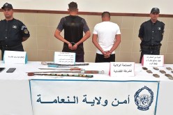النعامة.. توقيف شخصين وحجز كمية من الكيف المعالج
