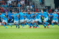 رباعية تاريخية.. مانشستر سيتي يفوز بـ “السوبر” الأوروبي