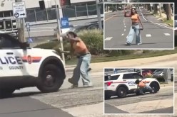 بالفيديو.. اصطياد مجرم ينتحل هيئة امرأة بسيارة شرطة