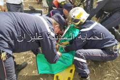 وفاة أب وطفليه وإصابة الأم في حادث أليم بغليزان