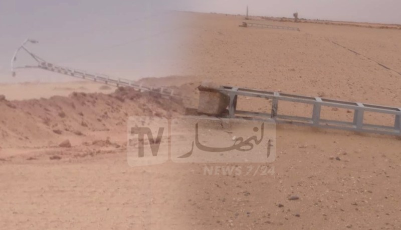 أدرار.. الرياح القوية تتسبب في سقوط 8 أعمدة كهربائية وانقطاع التيار