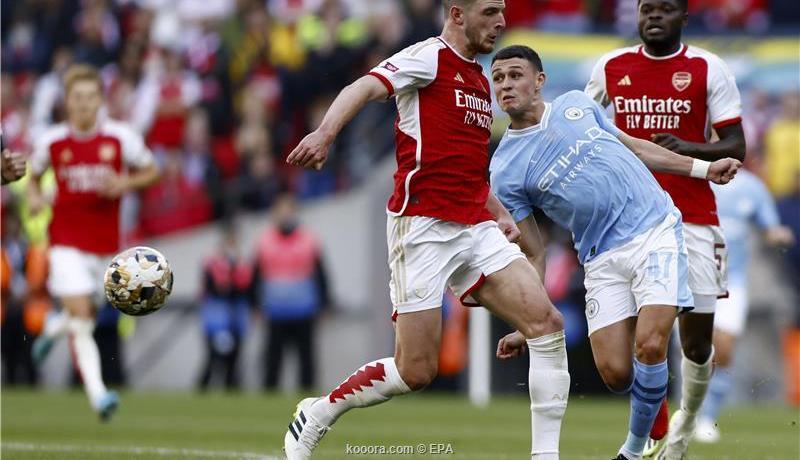 ارسنال يتوج بلقب درع الاتحاد الإنجليزي على حساب السيتي