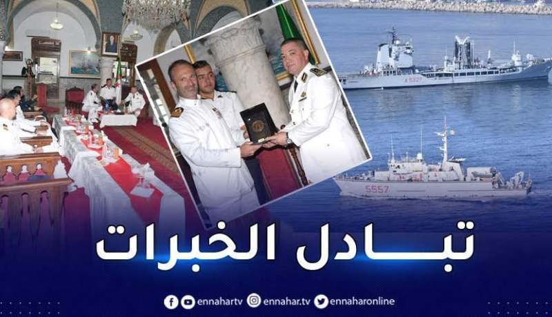 سفينتان ايطاليتان تابعتان لمنظمة حلف الشمال الأطلسي ترسوان بميناء الجزائر