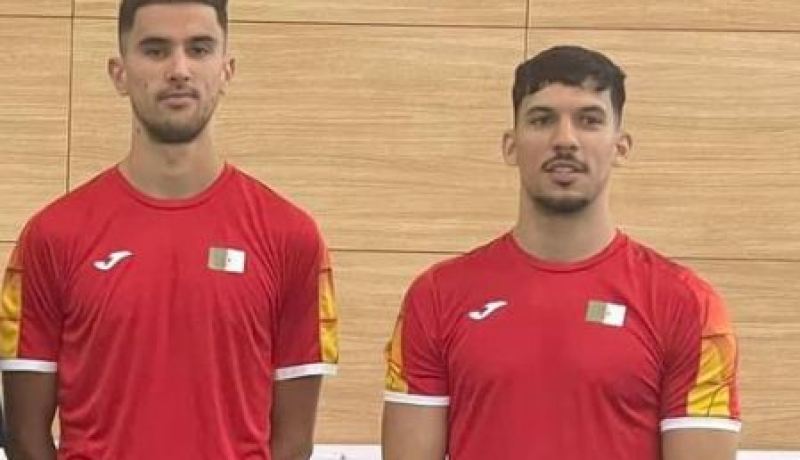 الزوجي الجزائري رجال يتأهل إلى نهائي دورة البرازيل لكرة الريشة
