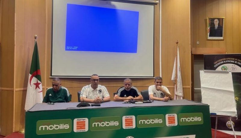 الفاف تكشف برنامج المديرية الفنية الوطنية لتربصات شهادة التدريب “كاف”