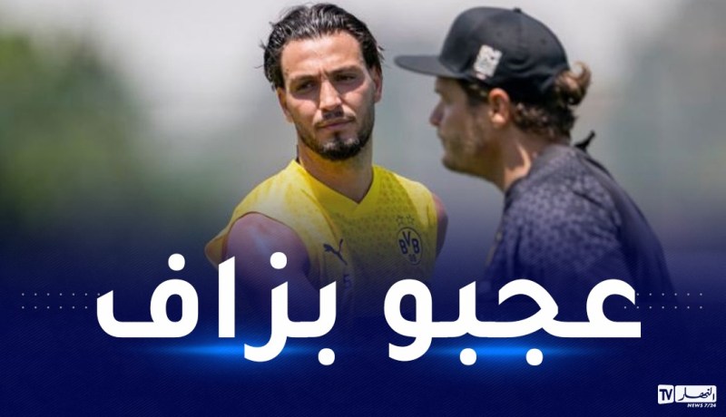 بن سبعيني يحظى بإشادة كبيرة من مدرب دورتموند