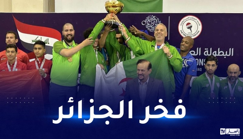 ذهبية وفضية لشبان الجزائر في البطولة العربية لكرة الطاولة