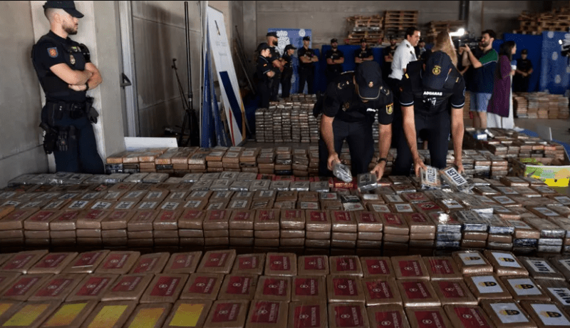 أكبر عملية في تاريخها.. إسبانيا تضبط 9,5 أطنان كوكايين