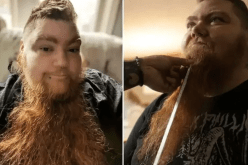 سيدة تحطم الرقم القياسي بأطول لحية في العالم!