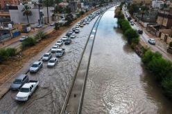 إعصار “دانيال” يضرب مناطق واسعة شرق ليبيا