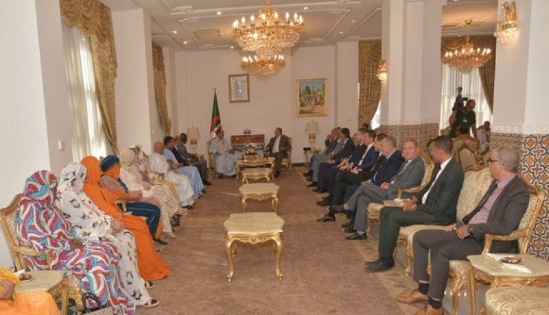 وفد من المجلس الوطني للجمهورية الصحراوية يستقبل بالمحكمة الدستورية