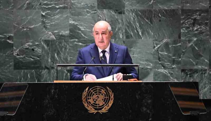 رئيس الجمهورية: الجزائر مع الشعب الفلسطيني قولًا وفعلًا