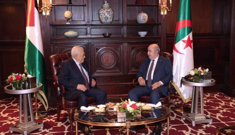 رئيس الجمهورية يستقبل بمقر إقامته في نيويورك الرئيس الفلسطيني