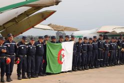 انطلاق الوفد الثاني للحماية المدنية لاستخلاف الفريق المتواجد بدرنة