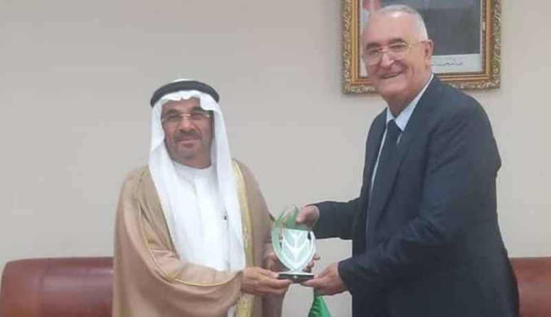 فايد يتباحث آفاق التعاون مع الهيئة العربية للاستثمار والإنماء الزراعي لتشجيع الاستثمار الفلاحي