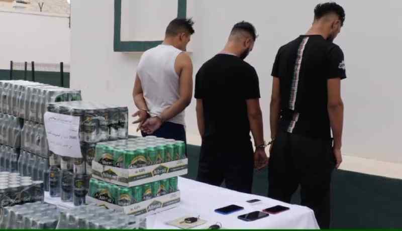 احباط محاولة تمرير 1680 وحدة خمر من وهران إلى معسكر